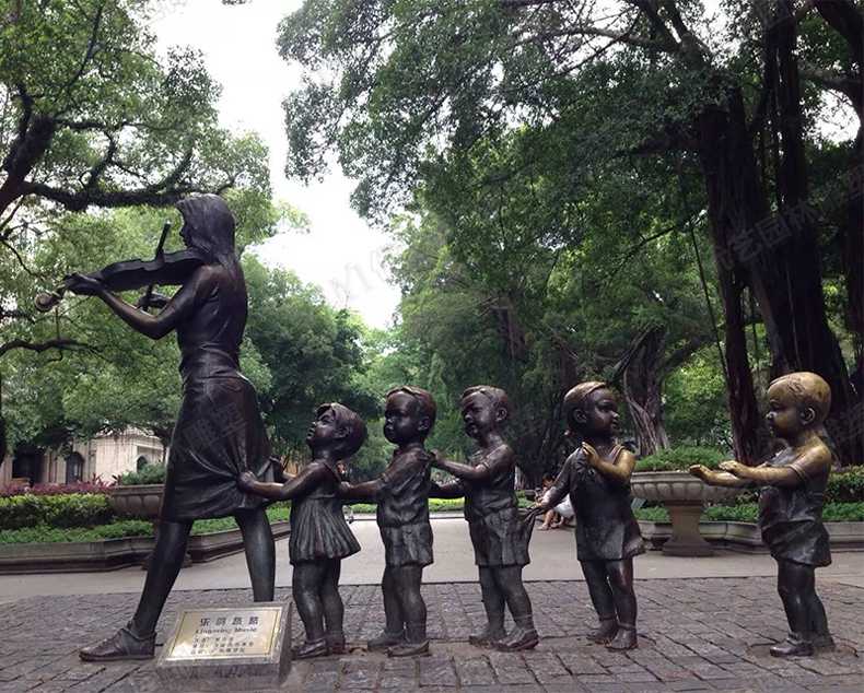 銅人物雕塑，銅小孩雕塑