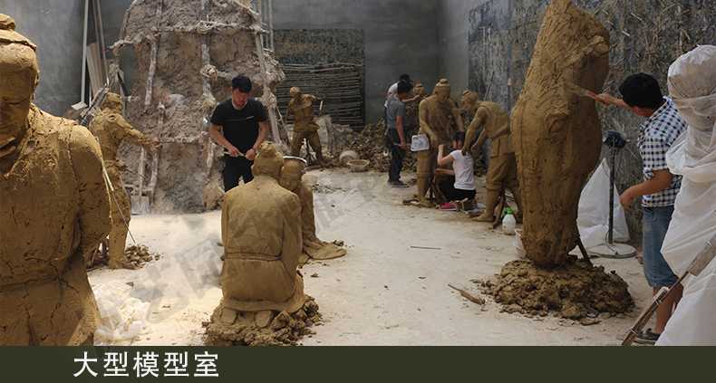 銅雕塑模型室，銅雕塑模型