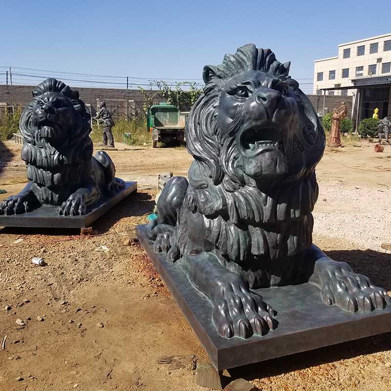 匯豐銅獅子，銅匯豐獅子，銅雕塑廠家，銅獅子廠家